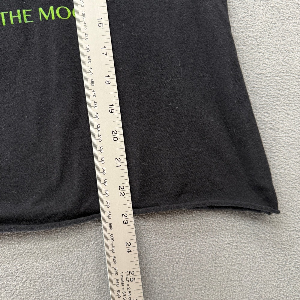 Pink Floyd T-Shirt Women Large Dark Side of the Moon Black Graphic Relaxed Fit - Picture 7 of 8
